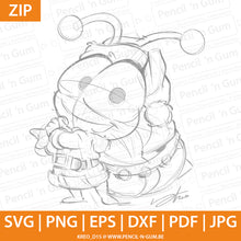 Afbeelding in Gallery-weergave laden, Christmas bug with bag