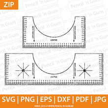 Afbeelding in Gallery-weergave laden, T-shirt Sjabloon - mal - ruler