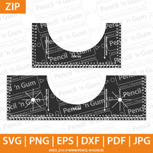 Afbeelding in Gallery-weergave laden, T-shirt Sjabloon - mal - ruler