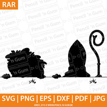 Afbeelding in Gallery-weergave laden, Sint en Piet loeren