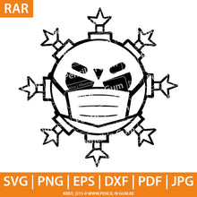 Afbeelding in Gallery-weergave laden, Corona Virus with mask